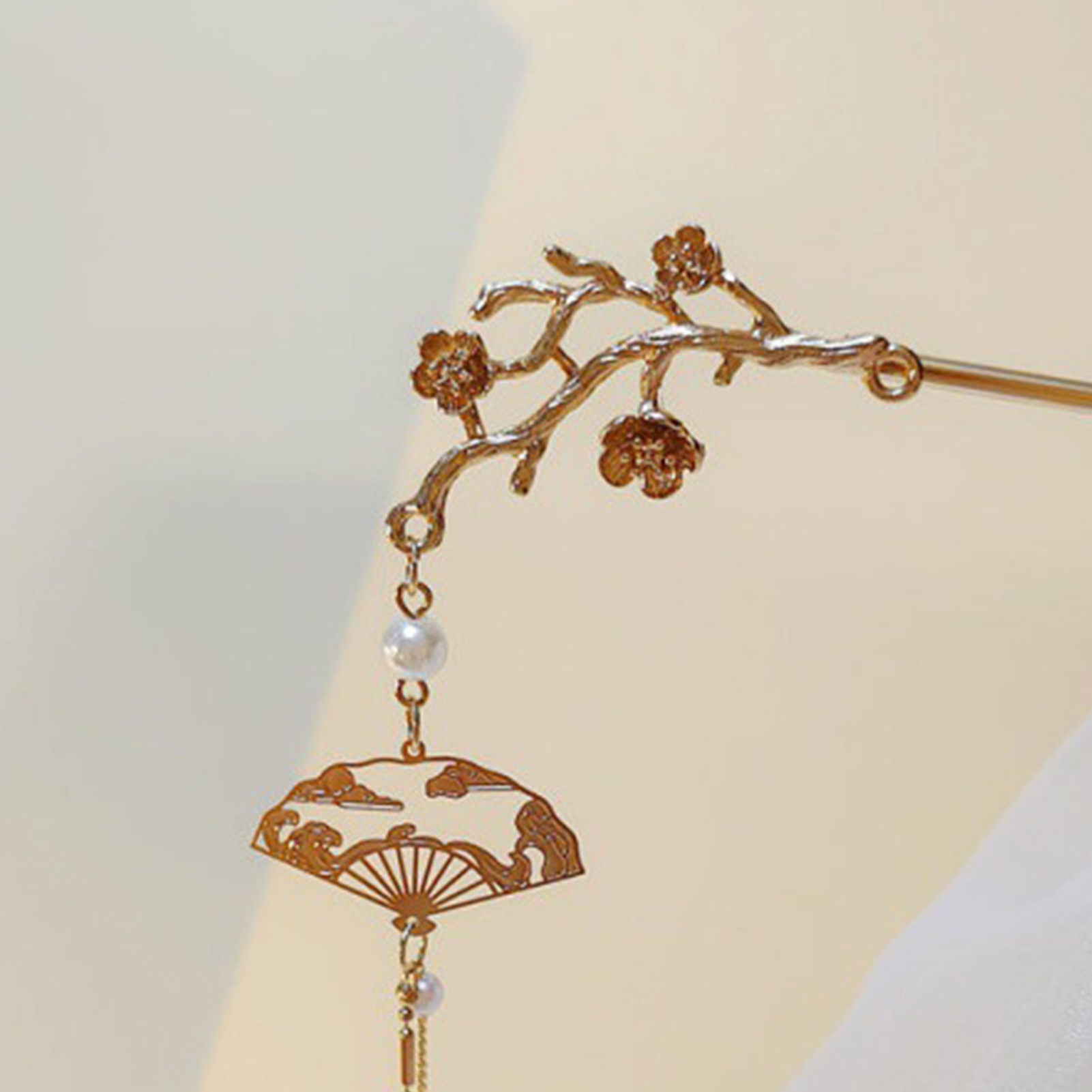 Retro Bloem Kwastje Haarspeld  - Women Accessories Shop recensie en prijs