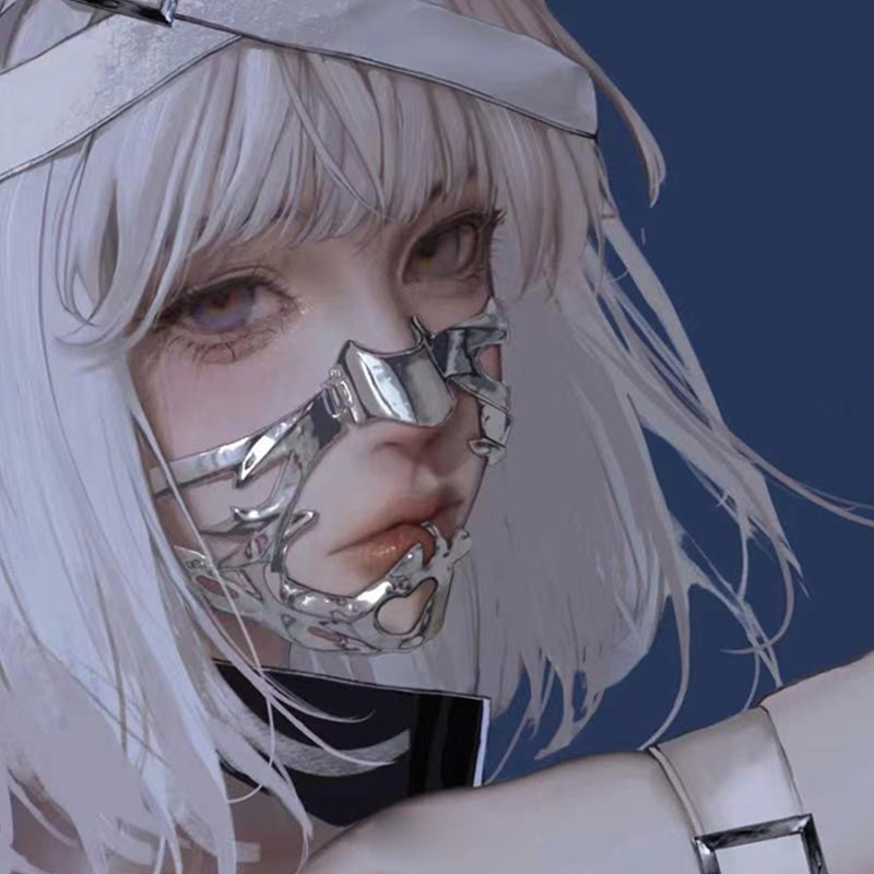 2025 Cyberpunk Vizier Kin Meta - Women Accessories Chain recensie en prijs