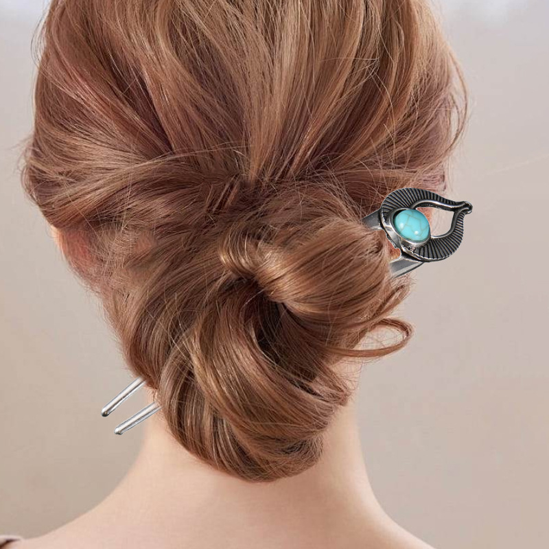 Egypte Turquoise U-vorm Haarvo - Women Accessories Shop recensie en prijs