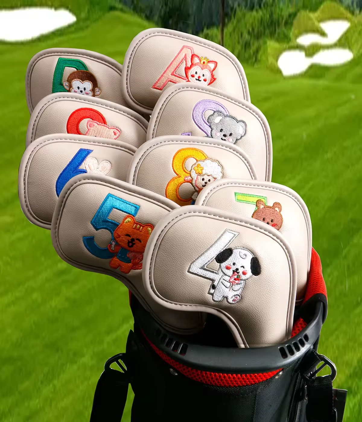9 stuks schattige cartoon dier - Women'S Golf Accessories recensie en prijs