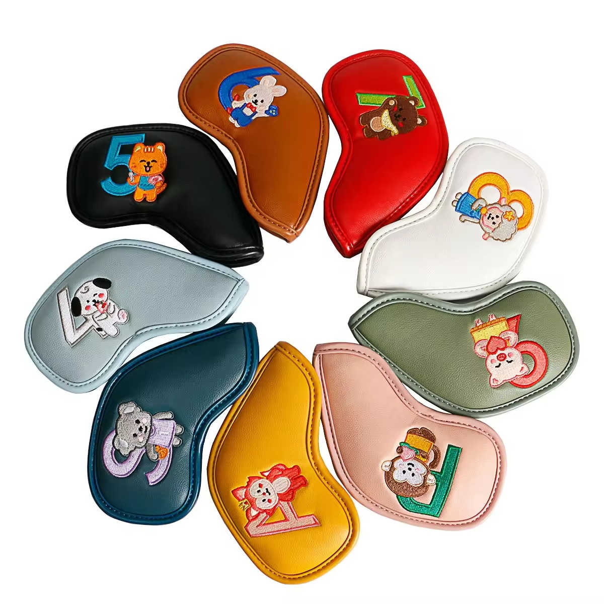 9 stuks schattige cartoon dier - Women'S Golf Accessories recensie en prijs
