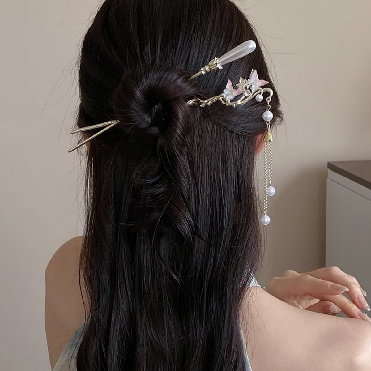 2025 Nieuwe Bloem Haarspeld Vo - Women Accessories Shop recensie en prijs