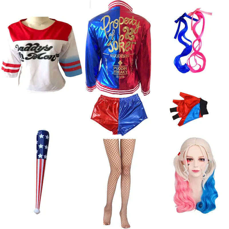 Anime Cosplay Girls Women Quin - Women'S Harley Quinn Accessories recensie en prijs