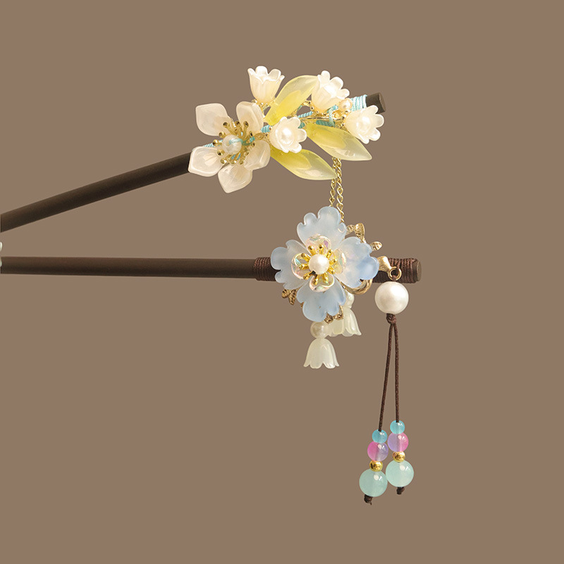 Bloem Kwastje Parel Haar Stokk - Women Accessories Shop recensie en prijs